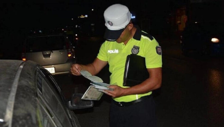 16 bin 500’e yakın sürücüyü kontrol eden polis 3 bin civarında sürücüyü rapor etti… Bin sürücü süratliydi