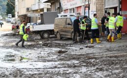 Trabzon’da taşkın ve heyelan: Temizlik çalışmaları sürüyor