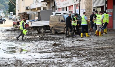 Trabzon’da taşkın ve heyelan: Temizlik çalışmaları sürüyor