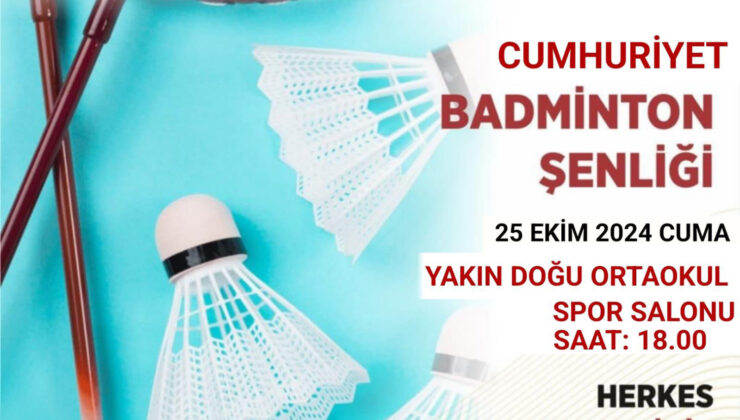 Badminton Federasyonu ‘Şenlik’ düzenleyecek