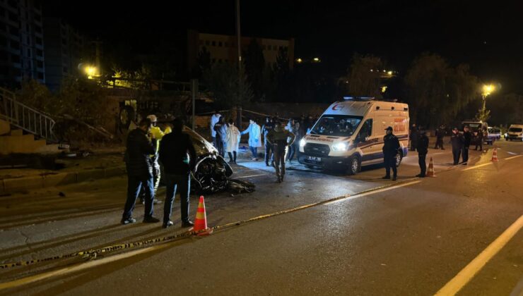 Bayburt’ta devrilen otomobilin sürücüsü yaşamını yitirdi