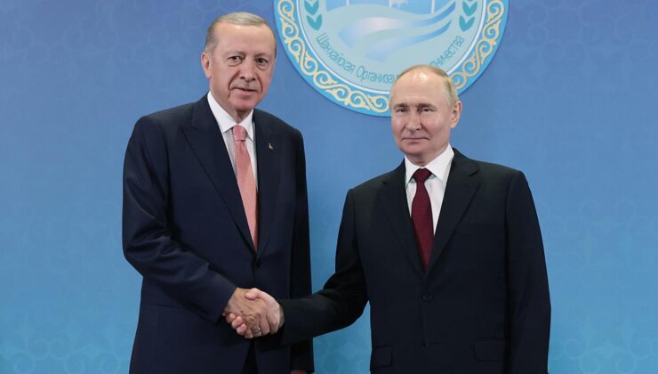 Cumhurbaşkanı Erdoğan, Putin ile görüştü