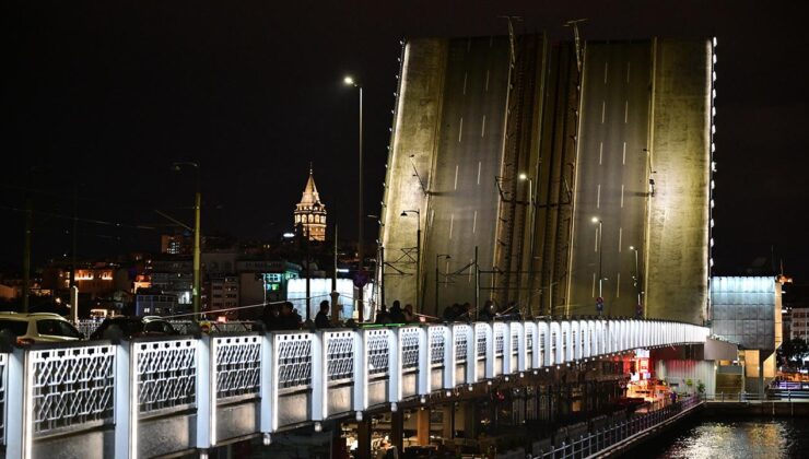 Galata ve Atatürk köprüsünde bakım çalışması