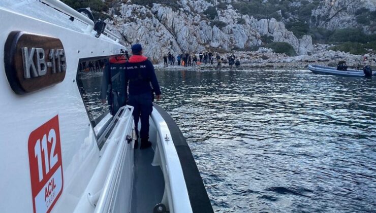 Muğla açıklarında 38’i çocuk 88 düzensiz göçmen kurtarıldı