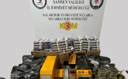 Samsun’da kaçak tütün operasyonu: 20 bin makaron ele geçirildi