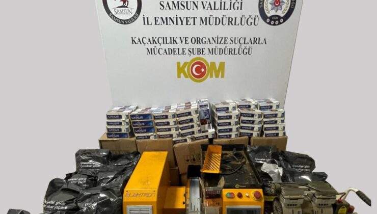 Samsun’da kaçak tütün operasyonu: 20 bin makaron ele geçirildi