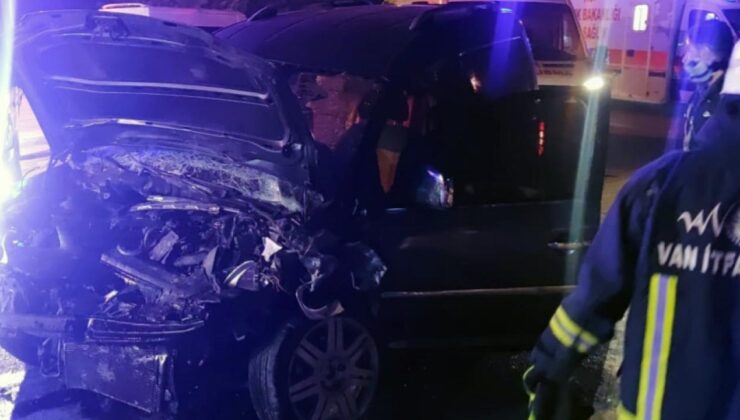 Van’da zincirleme trafik kazası: 1 ölü, 7 yaralı