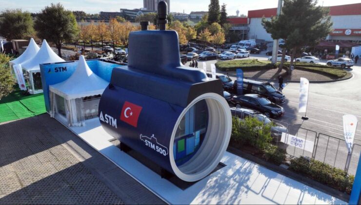 Milli denizaltı STM500’ün mukavim teknesi ilk kez SAHA EXPO’da sergileniyor