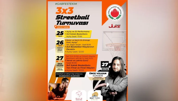 Gönyeli-Alayköy Belediyesi street ball turnuvası düzenliyor