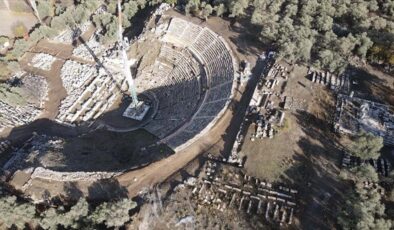 Muğla’da bulunan Stratonikeia Antik Kenti’nde 2 bin 250 yıllık kanalizasyon sistemi bulundu