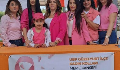 Ulusal Birlik Partisi Güzelyurt İlçe Kadın Kolları “Meme Kanseri Farkındalık Ayı” Kapsamında Geçtiğimiz Cumartesi Günü Lokma Etkinliği Düzenledi.