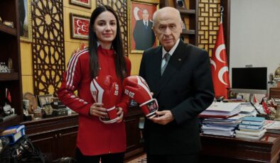 MHP Genel Başkanı Bahçeli, Aybüke Kılınç’ı kabul etti