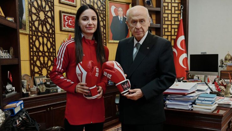 MHP Genel Başkanı Bahçeli, Aybüke Kılınç’ı kabul etti