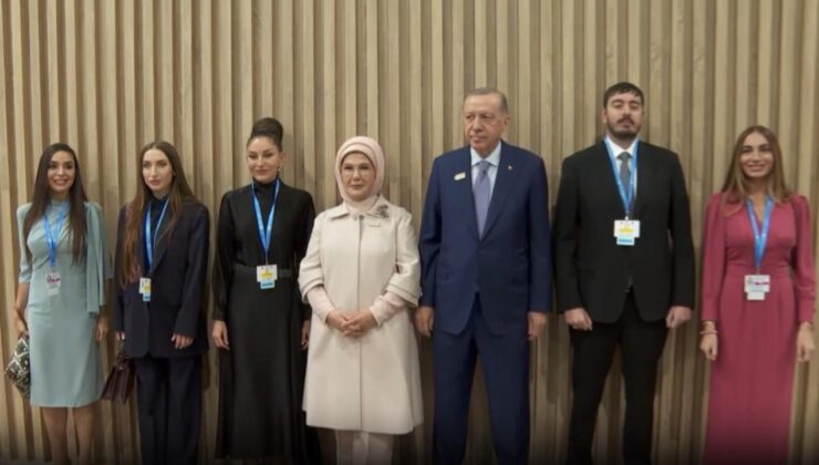 Emine Erdoğan, lider eşleriyle bir araya geldi