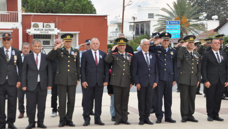 Atatürk, Güzelyurt’ta düzenlenen törenle anıldı