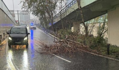 İstanbul’da fırtına ve sağanak etkili oluyor