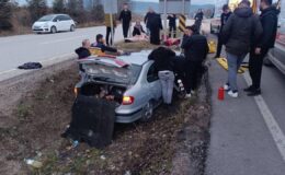 Karabük’te otomobil su kanalına düştü: 1 ölü, 3 yaralı