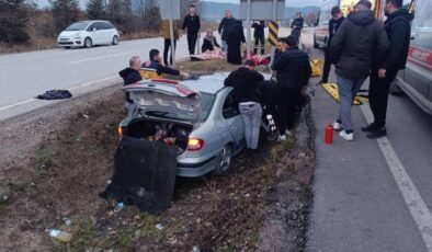 Karabük’te otomobil su kanalına düştü: 1 ölü, 3 yaralı