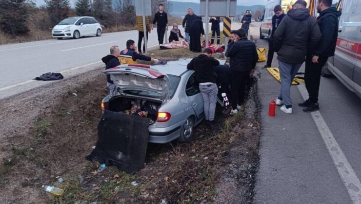 Karabük’te otomobil su kanalına düştü: 1 ölü, 3 yaralı