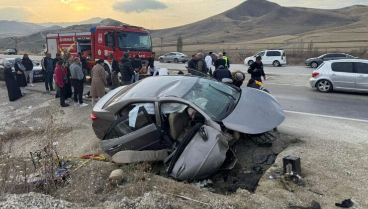 Erzurum’da otomobil su kanalına çarptı: 3 ölü, 2 yaralı