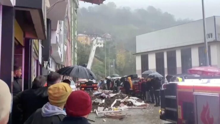 Rize’de heyelan: 1 ölü, 3 yaralı