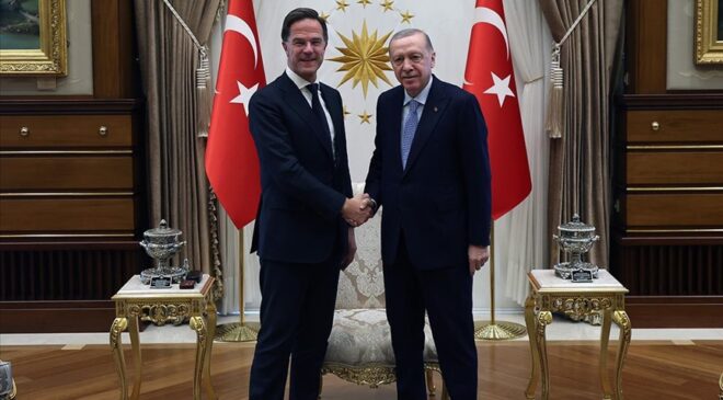 Erdoğan, NATO Genel Sekreteri Rutte’yi kabul etti