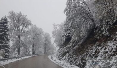 Bolu-Yedigöller yolu kapatıldı