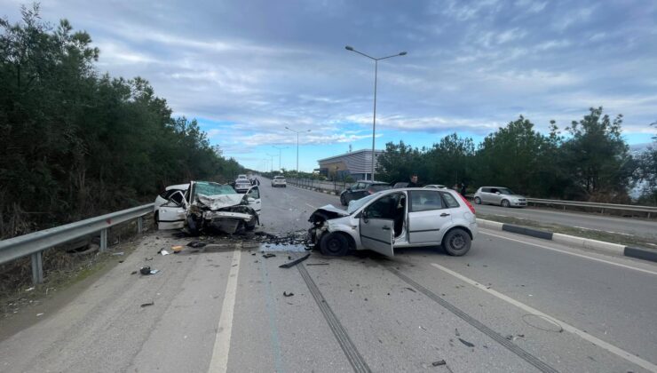 Girne’de zincirleme trafik kazası. Üç kişi yaralandı