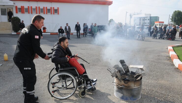 Engelliler için doğal afet ve özel durum eğitimi düzenlendi