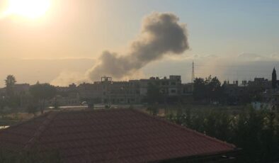 İşgalci İsrail ordusu Lübnan’ın doğusundaki Baalbek’te bir evi bombaladı