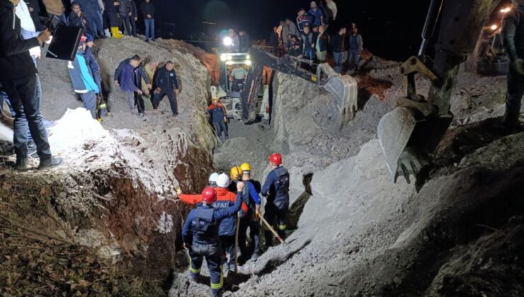 Amasya’da göçük: 2 işçi hayatını kaybetti