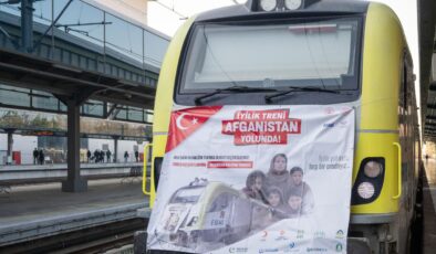 21’inci “İyilik Treni” Afganistan’a ulaştı