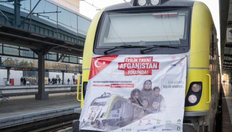 21’inci “İyilik Treni” Afganistan’a ulaştı