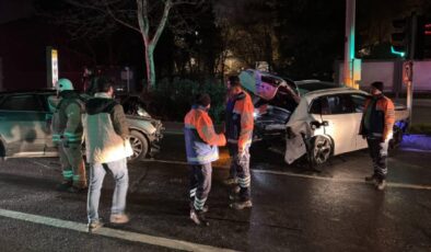 Sarıyer’de zincirleme trafik kazası: 3 yaralı