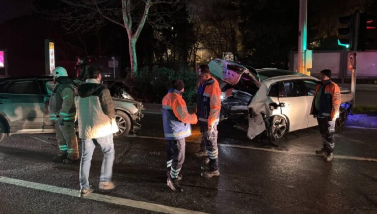 Sarıyer’de zincirleme trafik kazası: 3 yaralı