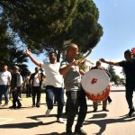 Kıbrıs Türk Taksici Dernekleri Federasyonu, Bayındırlık ve Ulaştırma Bakanlığı önünde eylem yaptı