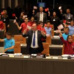 Genel Kurul koltuklarına bu kez çocuklar oturdu… Temsili Meclis, “Çocuk Hakları” gündemiyle toplandı