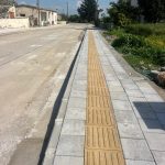 Aslanköy’deki drenaj ve kaldırım çalışması tamamladı