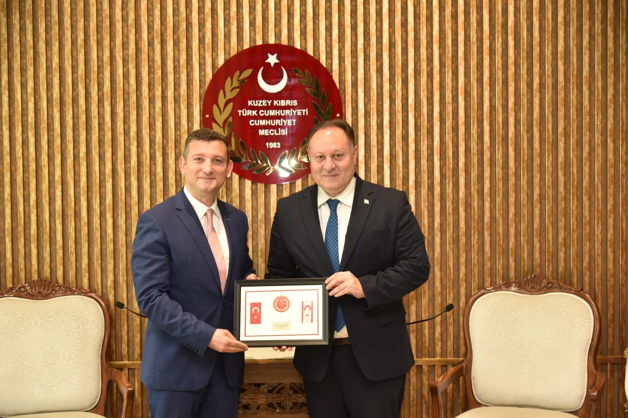Öztürkler, DEİK Türkiye-KKTC İş Konseyi Başkanı ve beraberindeki heyeti kabul etti