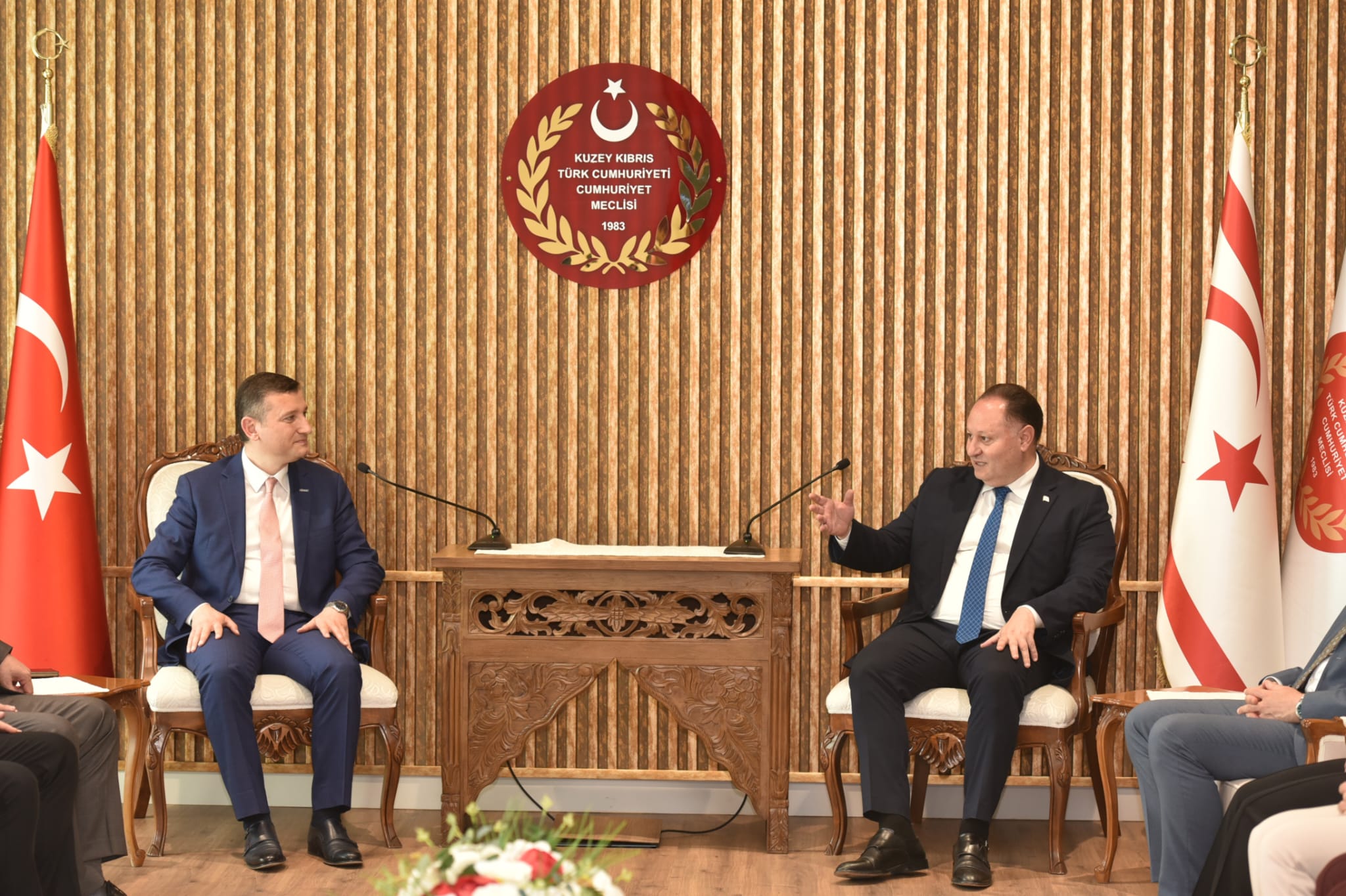 Öztürkler, DEİK Türkiye-KKTC İş Konseyi Başkanı ve beraberindeki heyeti kabul etti